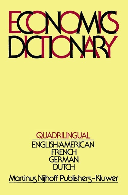 Produktbild: Quadrilingual Economics Dictionary