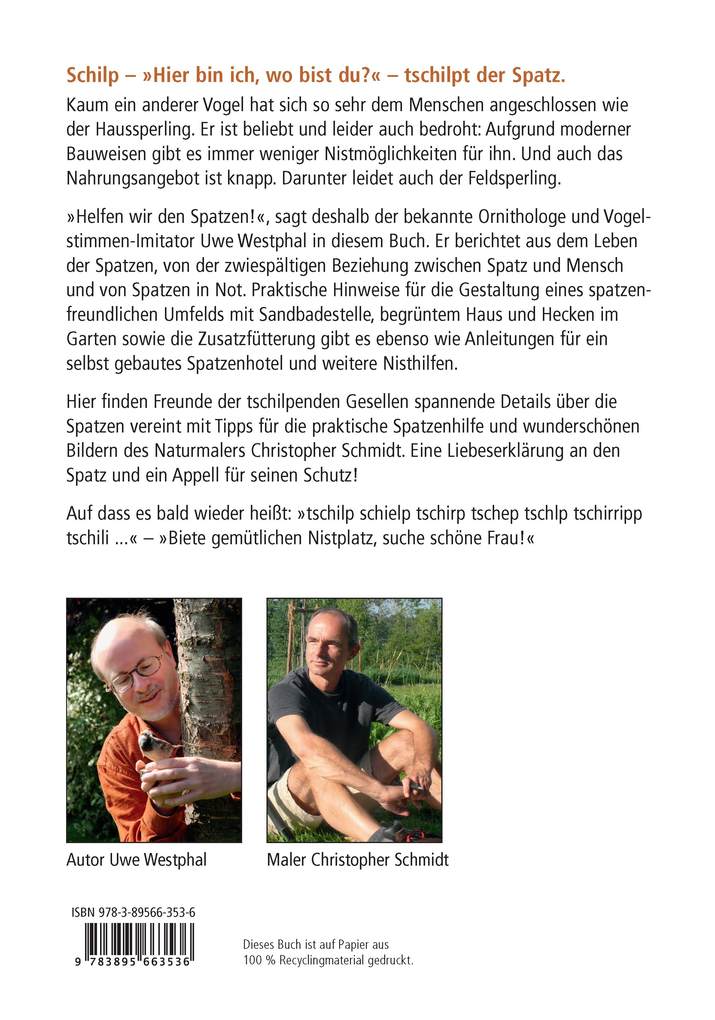 Weitere Ansicht: Mehr Platz für den Spatz! | Uwe Westphal