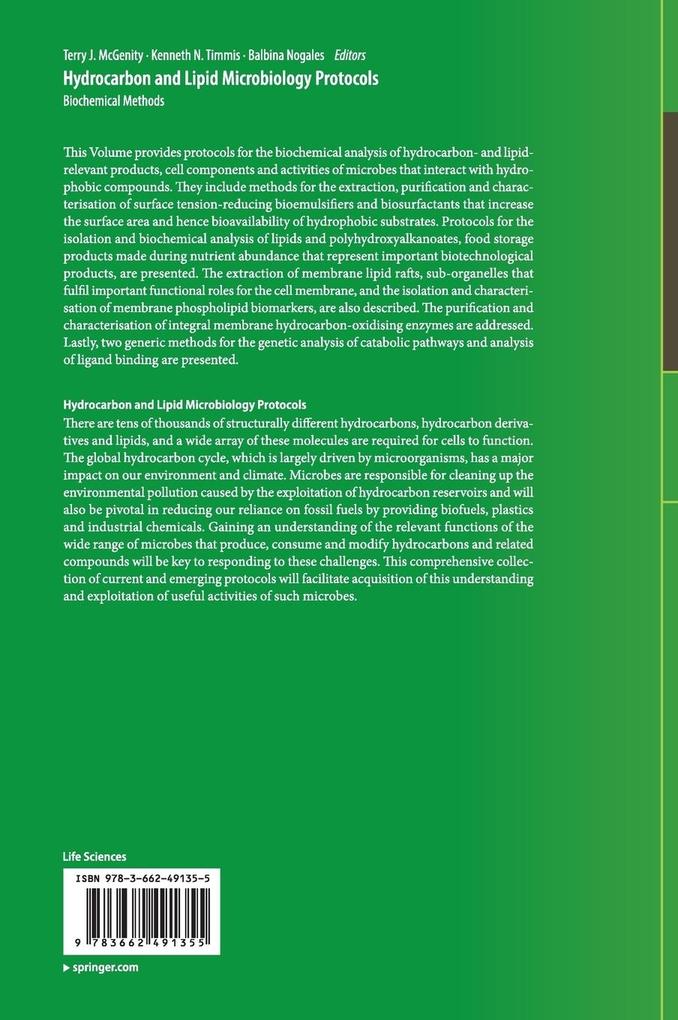 Weitere Ansicht: Hydrocarbon and Lipid Microbiology Protocols