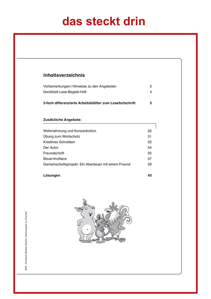 Weitere Ansicht: Literaturprojekt zu Freunde | Christiane Stedeler-Gabriel