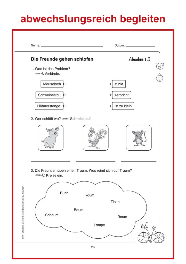 Weitere Ansicht: Literaturprojekt zu Freunde | Christiane Stedeler-Gabriel