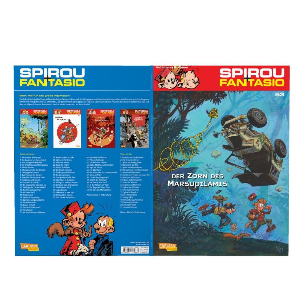 Weitere Ansicht: Spirou & Fantasio 53: Der Zorn des Marsupilamis | Fabien Vehlmann