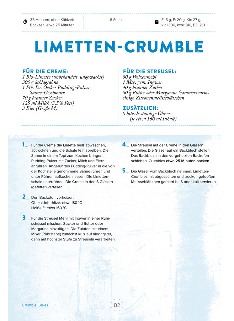 Weitere Ansicht: Crumble Cakes | Oetker Verlag