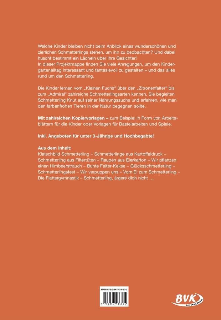 Weitere Ansicht: Kita aktiv Projektmappe Schmetterlinge | Nicole Weigand