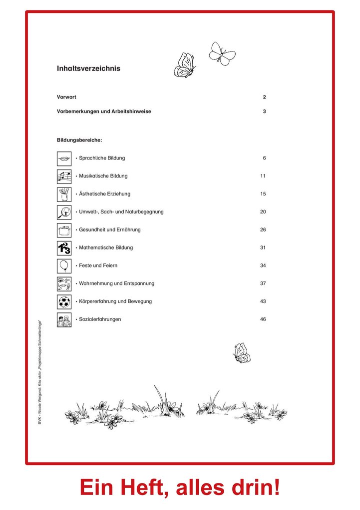 Weitere Ansicht: Kita aktiv Projektmappe Schmetterlinge | Nicole Weigand