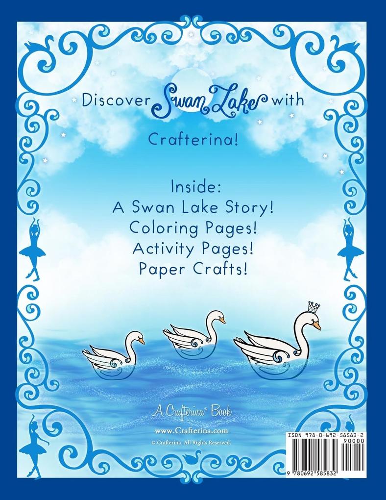Weitere Ansicht: Swan Lake Coloring & Craft Book | Vanessa Salgado
