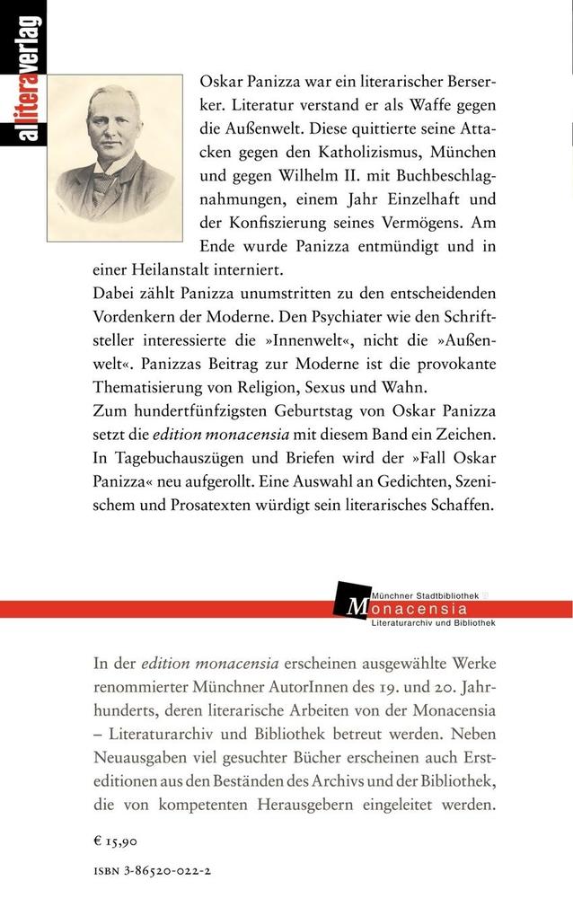 Weitere Ansicht: Das Rothe Haus | Oskar Panizza