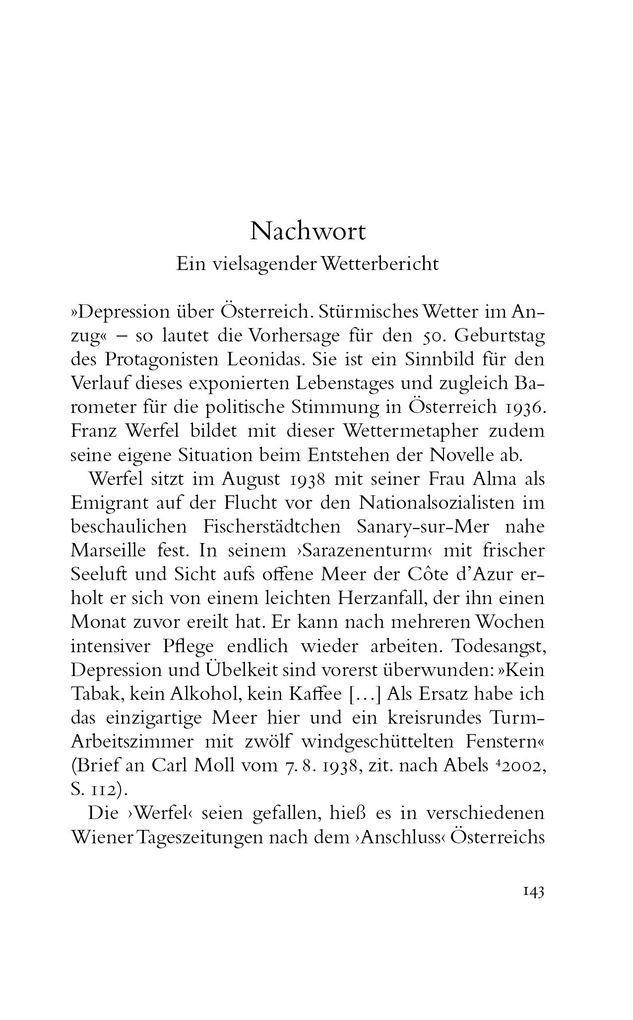 Weitere Ansicht: Eine blaßblaue Frauenschrift | Franz Werfel