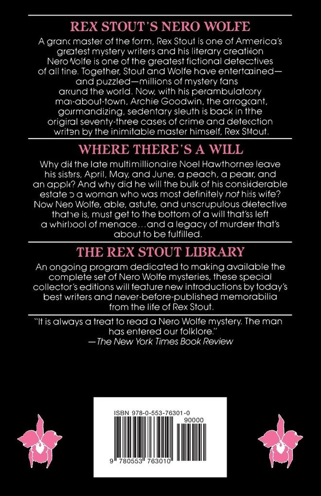 Weitere Ansicht: Where There's a Will | Rex Stout