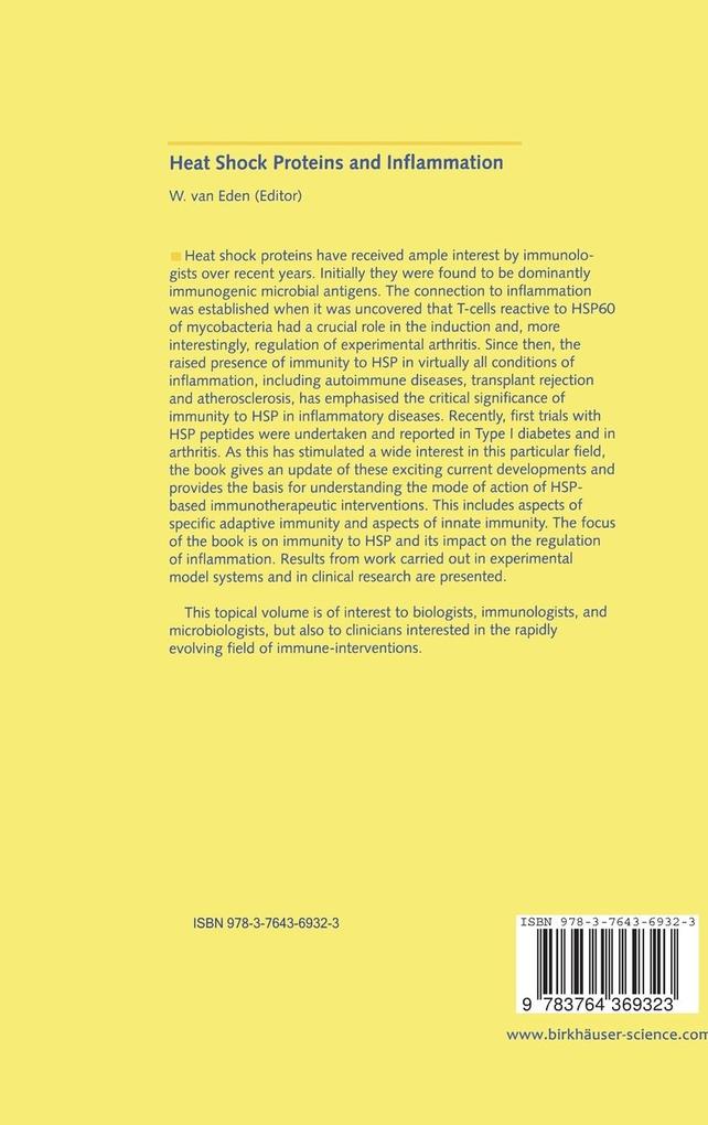 Weitere Ansicht: Heat Shock Proteins and Inflammation