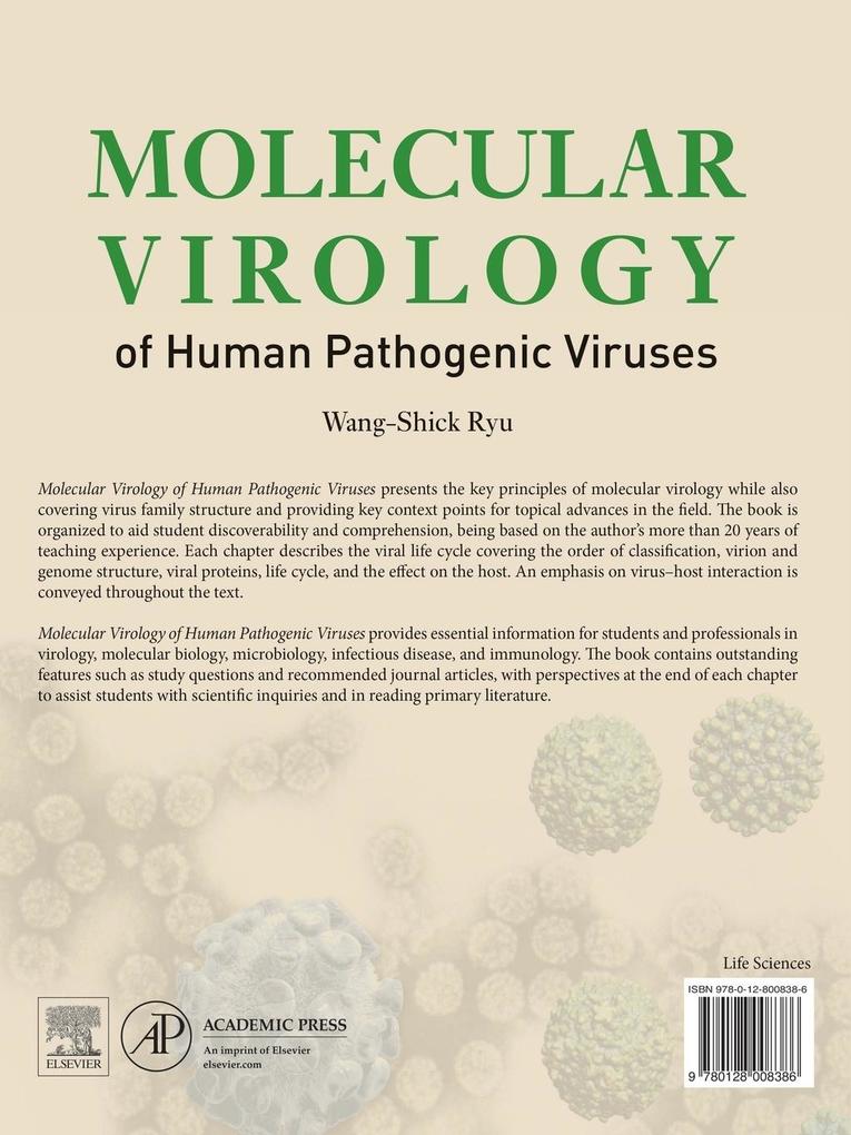 Weitere Ansicht: Molecular Virology of Human Pathogenic Viruses | Wang-Shick Ryu