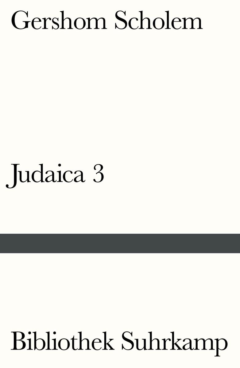 Produktbild: Judaica III | Gershom Scholem