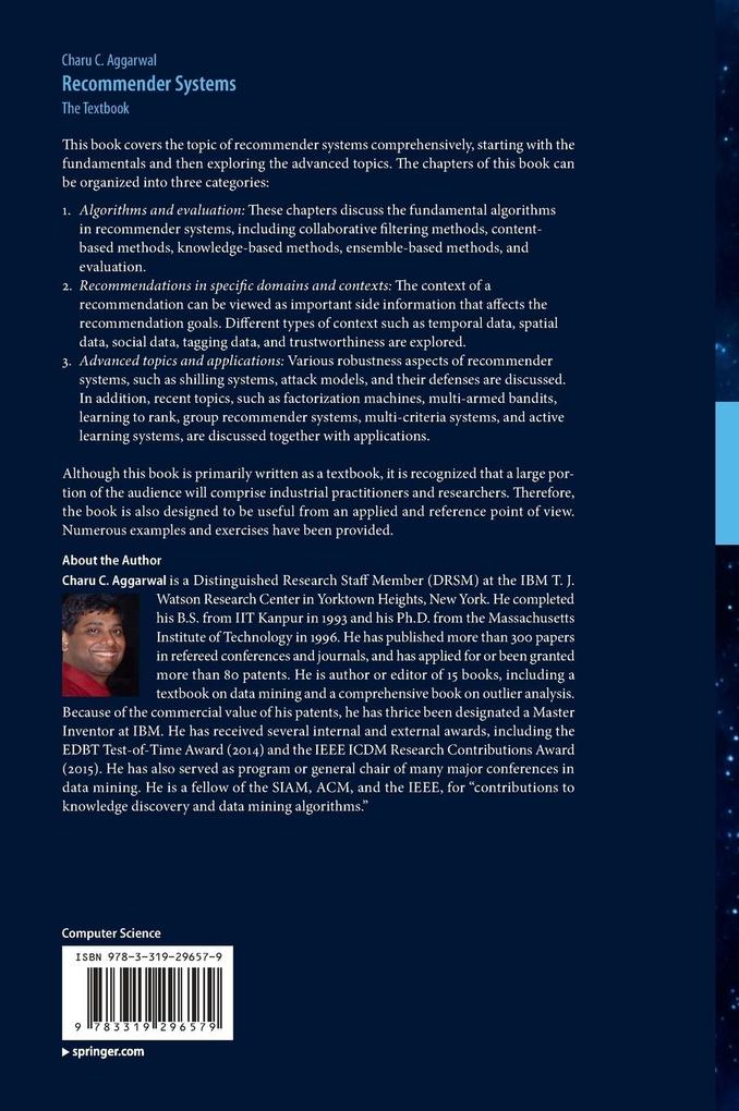 Weitere Ansicht: Recommender Systems | Charu C. Aggarwal