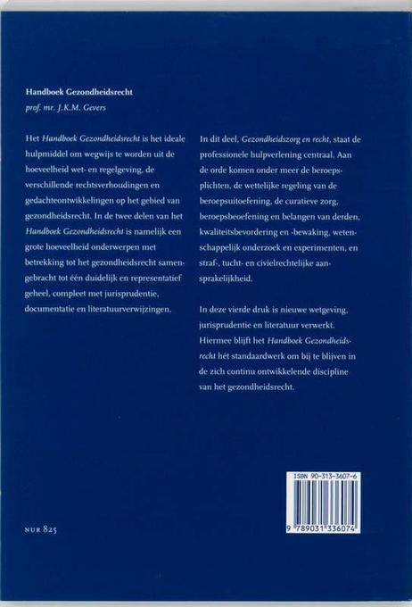 Weitere Ansicht: Handboek Gezondheidsrecht