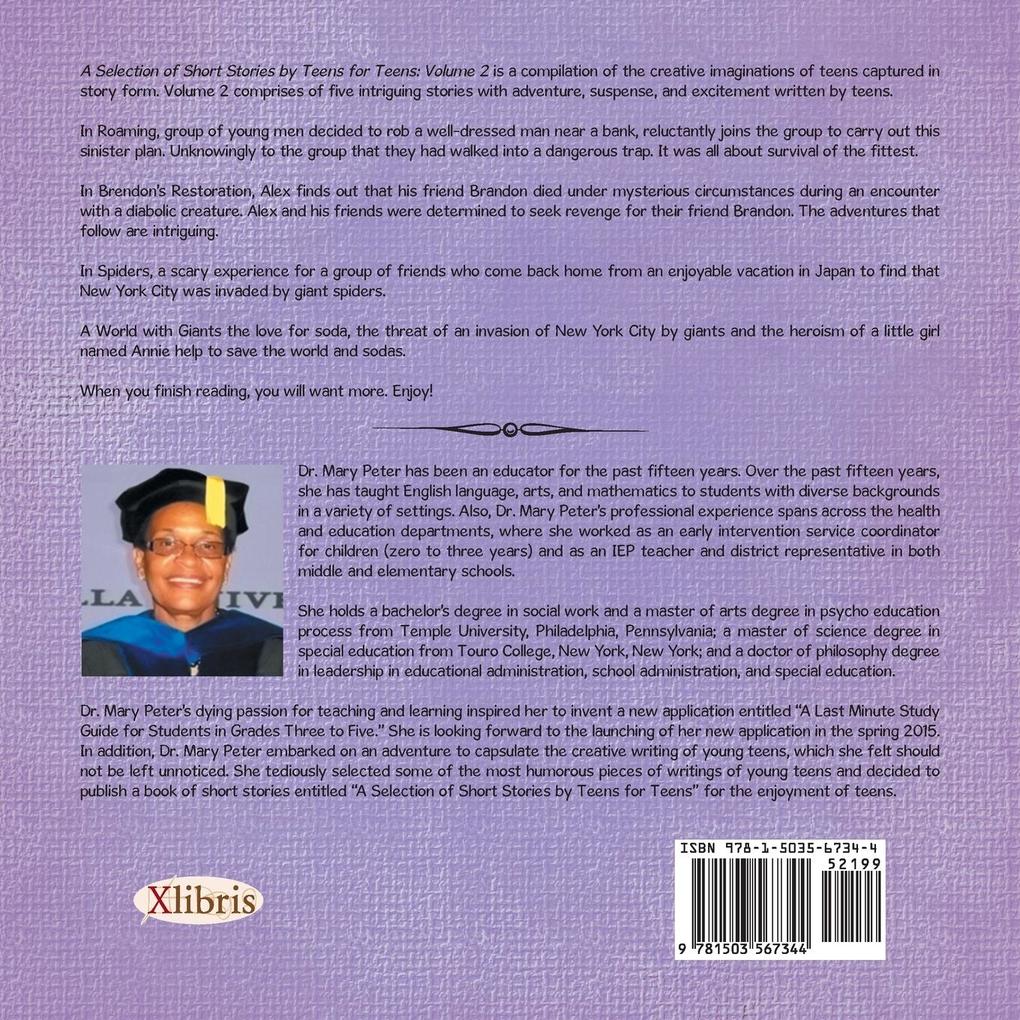 Weitere Ansicht: Selection of Short Stories by Teens for Teens | Mary Peter