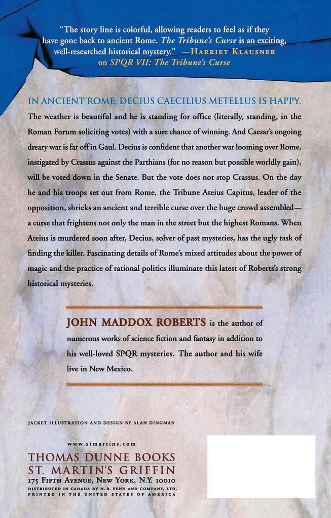 Weitere Ansicht: The Tribune's Curse | John Maddox Roberts