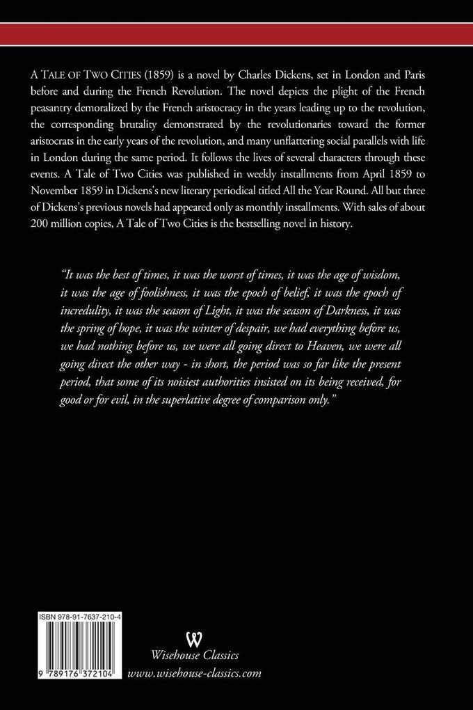 Weitere Ansicht: A Tale of Two Cities (Wisehouse Classics - with original Illustrations by Phiz) | Charles Dickens