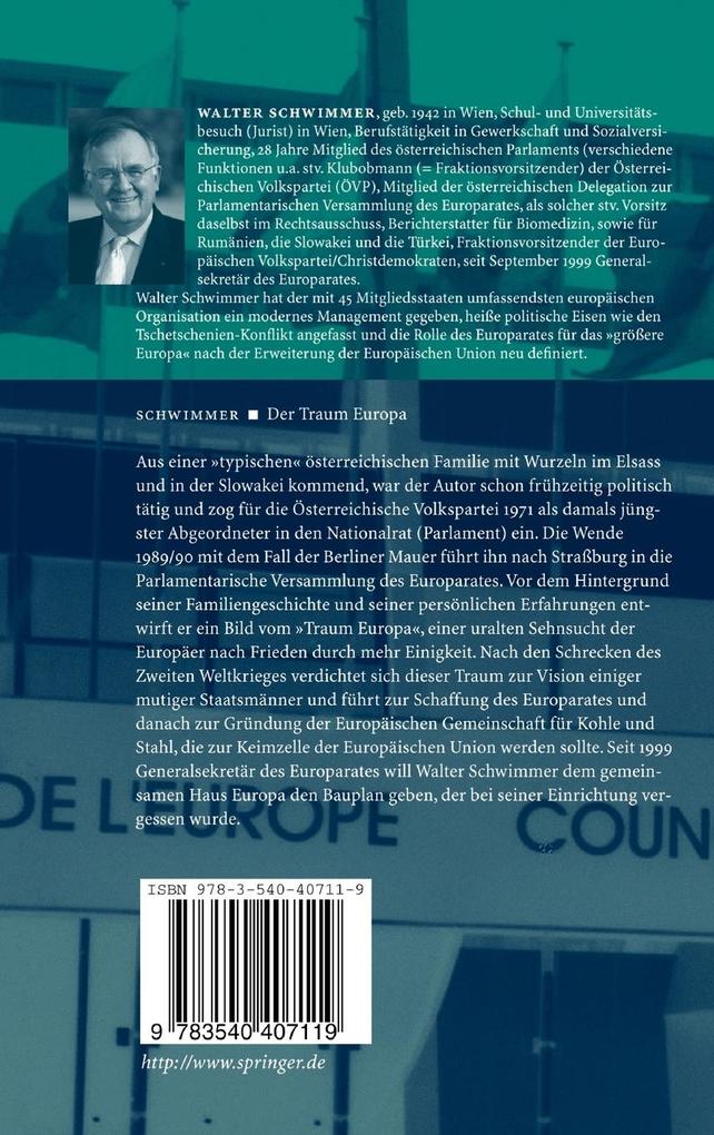 Weitere Ansicht: Der Traum Europa | Walter Schwimmer