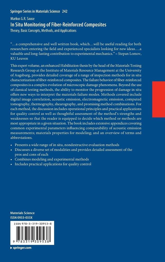 Weitere Ansicht: In Situ Monitoring of Fiber-Reinforced Composites | Markus G. R. Sause
