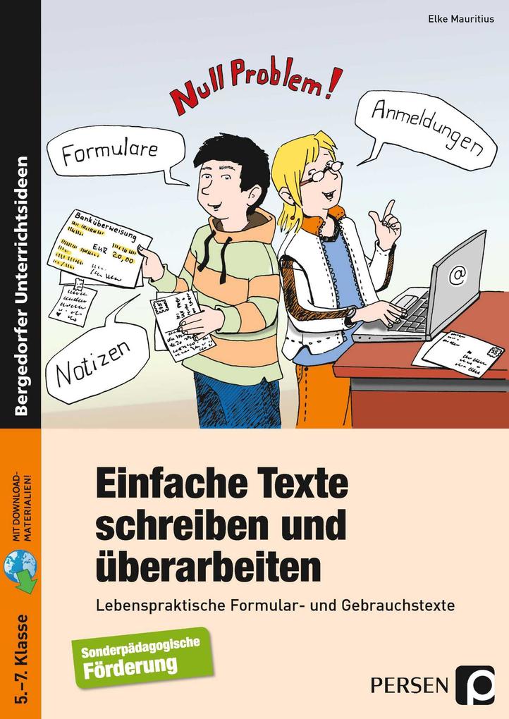 Produktbild: Einfache Texte schreiben und überarbeiten | Elke Mauritius