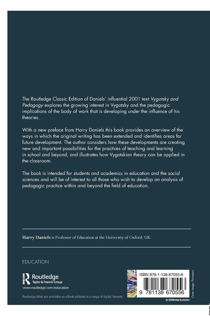 Weitere Ansicht: Vygotsky and Pedagogy | Harry Daniels