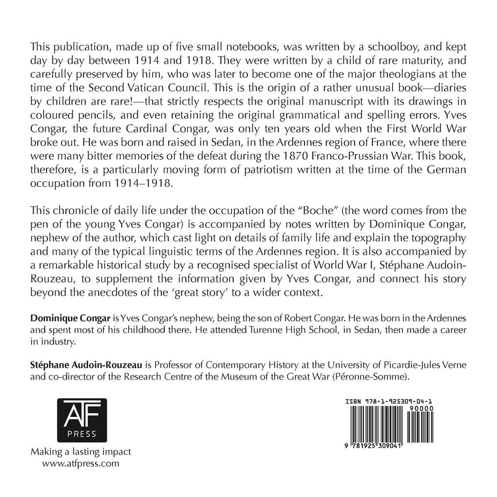 Weitere Ansicht: Diary of the 1914-1918 War | Yves Congar