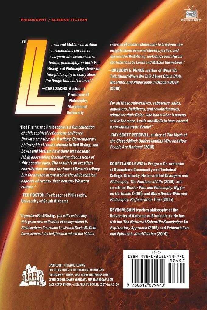 Weitere Ansicht: Red Rising and Philosophy