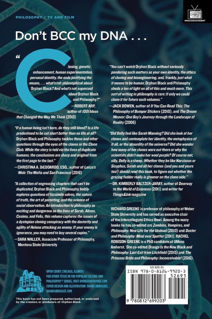 Weitere Ansicht: Orphan Black and Philosophy