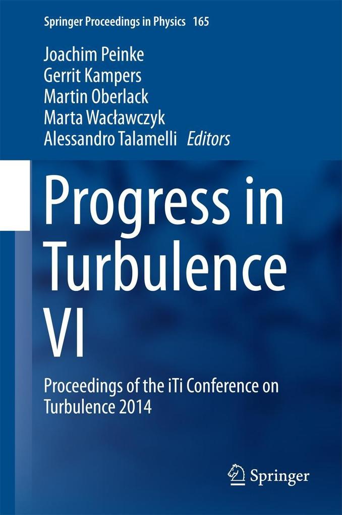 Produktbild: Progress in Turbulence VI