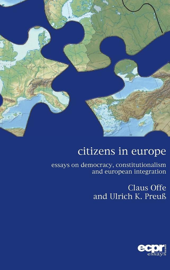Produktbild: Citizens in Europe | Claus Offe, Ulrich K. Preuß