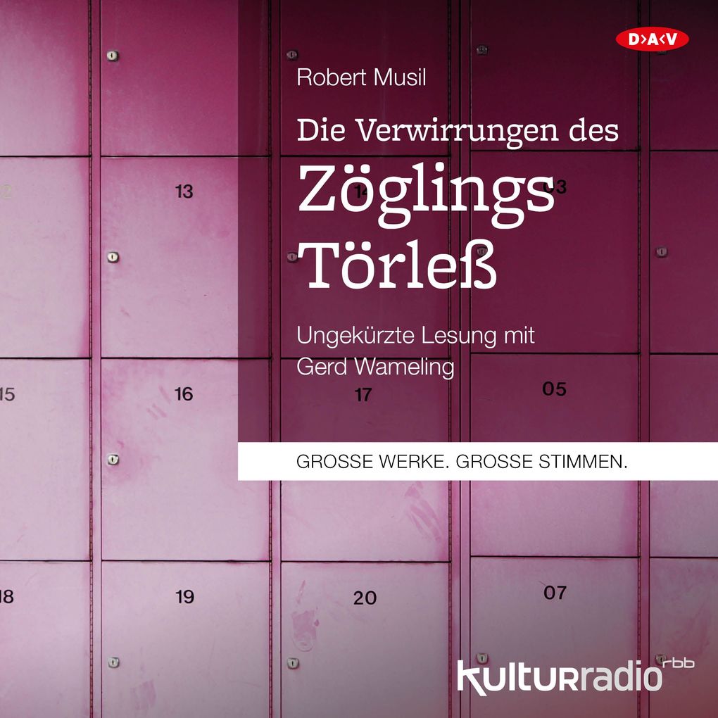 Produktbild: Die Verwirrungen des Zöglings Törleß | Robert Musil