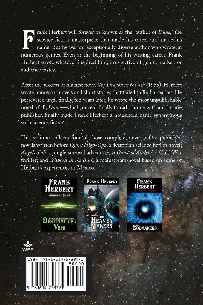 Weitere Ansicht: Four Unpublished Novels | Frank Herbert