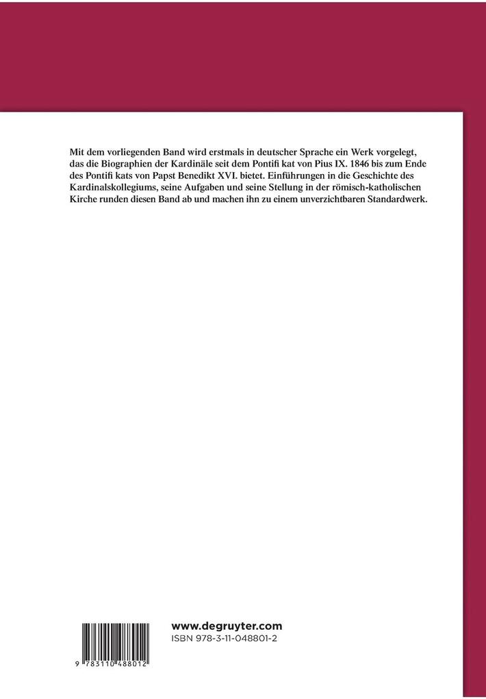 Weitere Ansicht: Handbuch der Kardinäle | Martin Bräuer