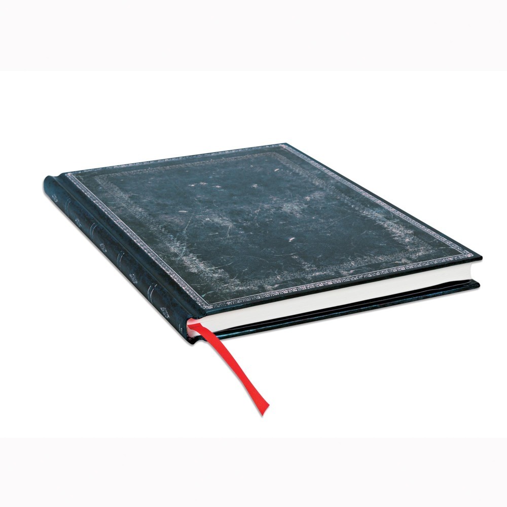 Weitere Ansicht: Midnight Steel Ultra Lined Hardcover Journal (Elastic Band Closure) | Paperblanks