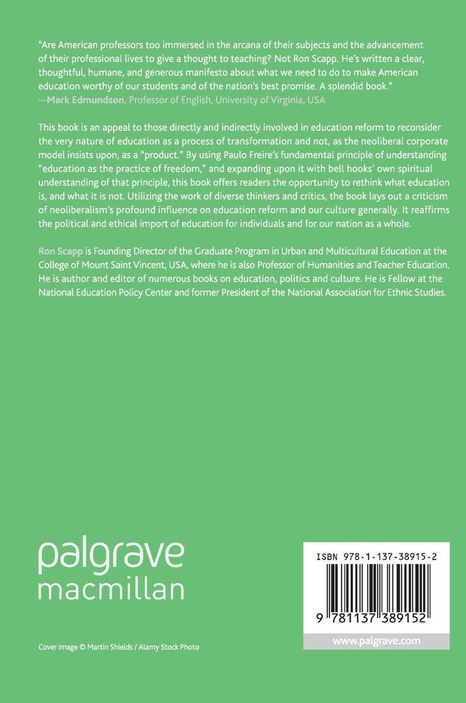 Weitere Ansicht: Reclaiming Education | Ron Scapp