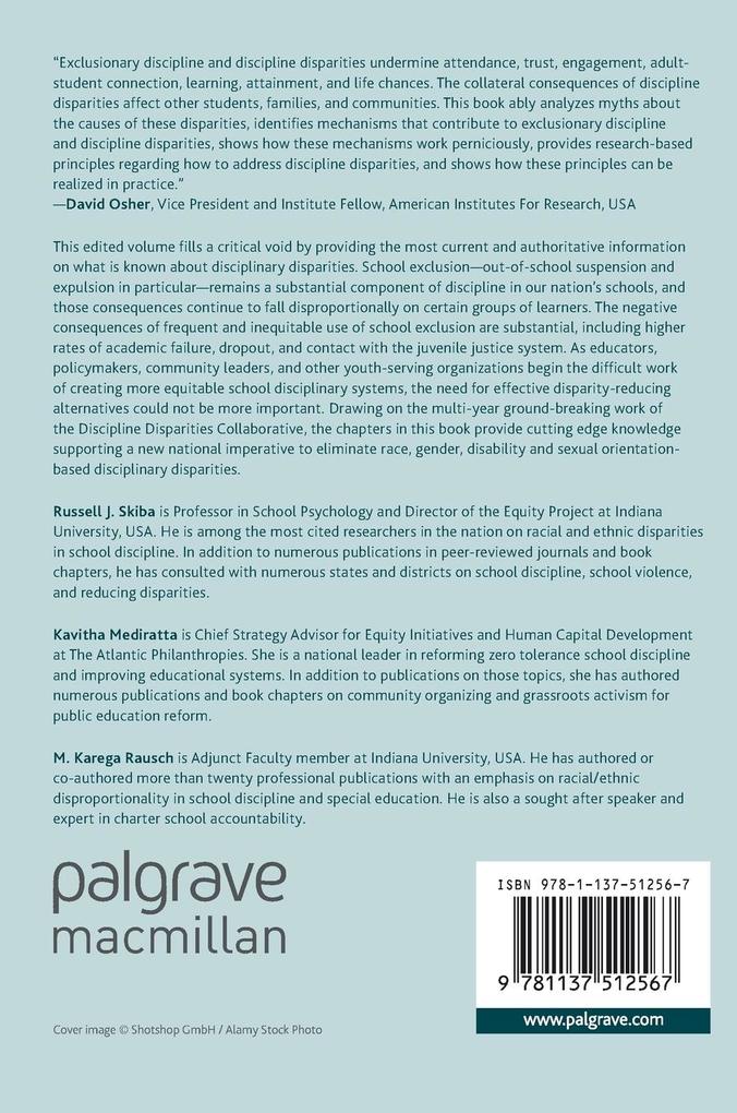 Weitere Ansicht: Inequality in School Discipline