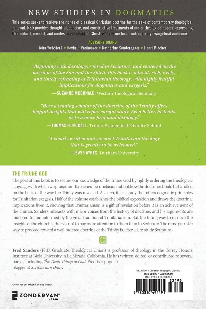 Weitere Ansicht: The Triune God | Fred Sanders
