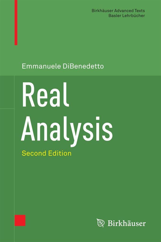 Produktbild: Real Analysis | Emmanuele DiBenedetto