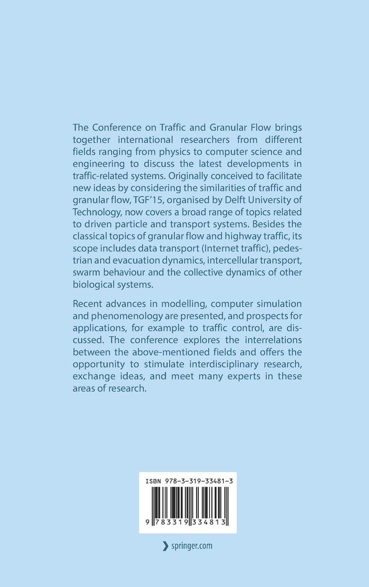 Weitere Ansicht: Traffic and Granular Flow '15