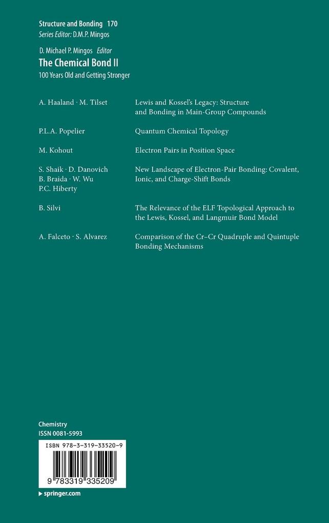 Weitere Ansicht: The Chemical Bond II