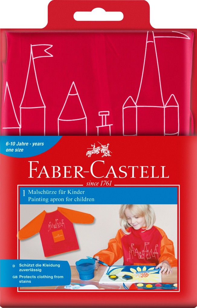 Weitere Ansicht: Faber-Castell Malschürze für Kinder rot/orange