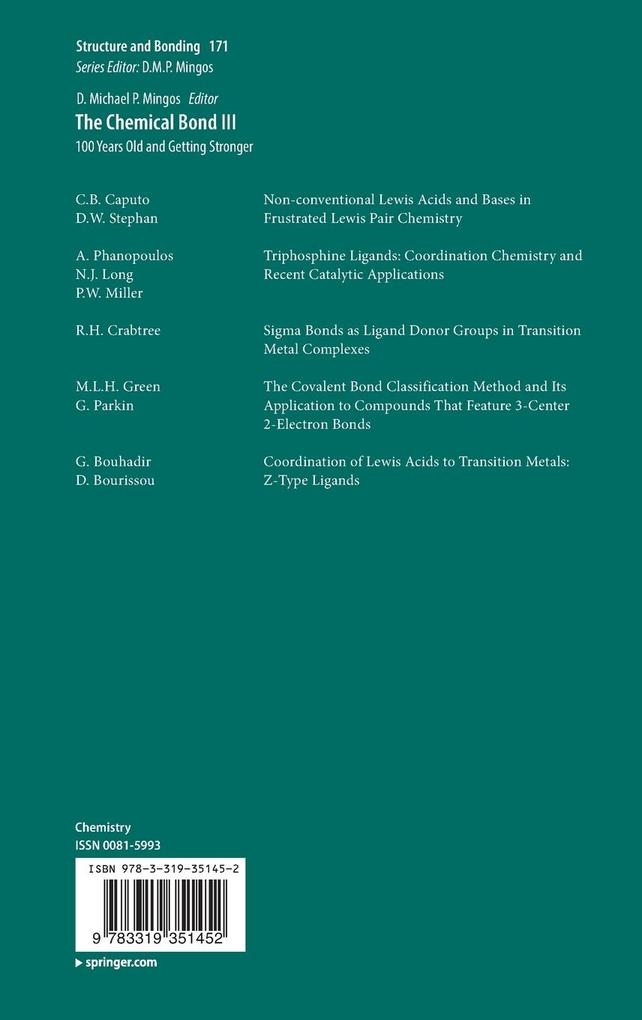 Weitere Ansicht: The Chemical Bond III