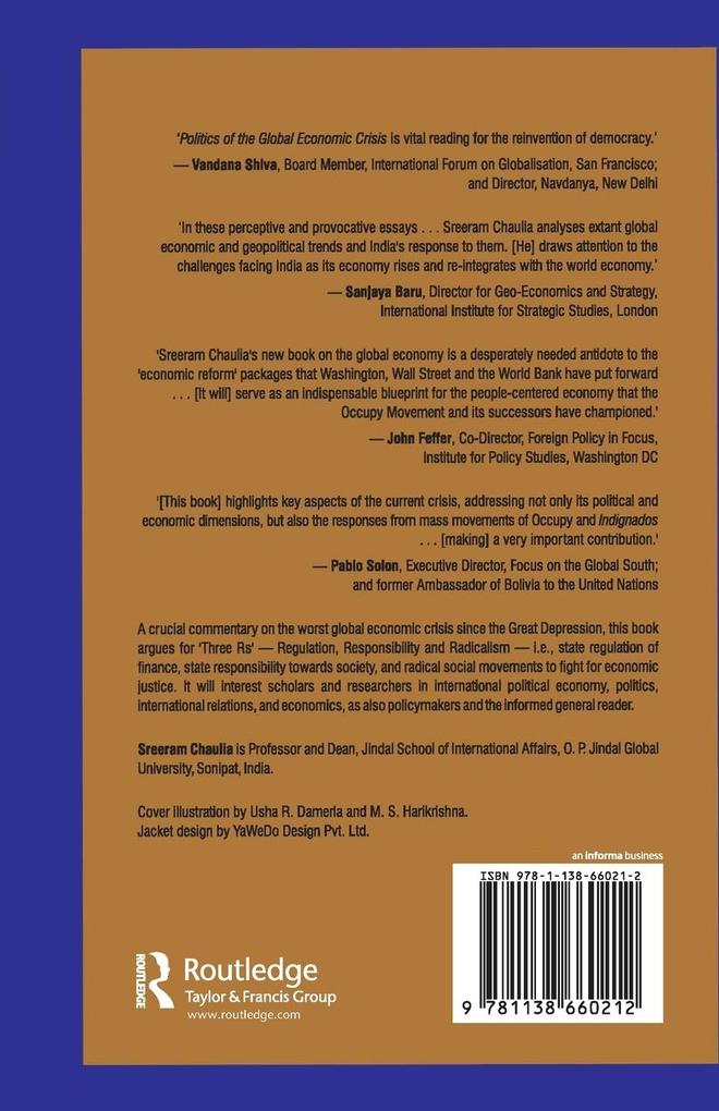 Weitere Ansicht: Politics of the Global Economic Crisis | Sreeram Chaulia