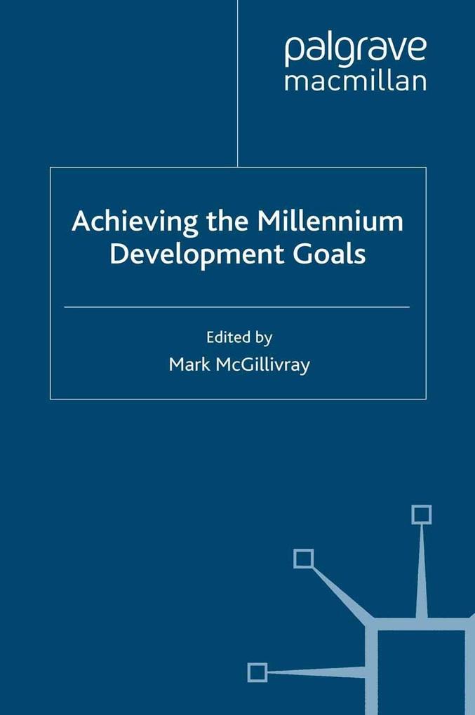Produktbild: Achieving the Millennium Development Goals