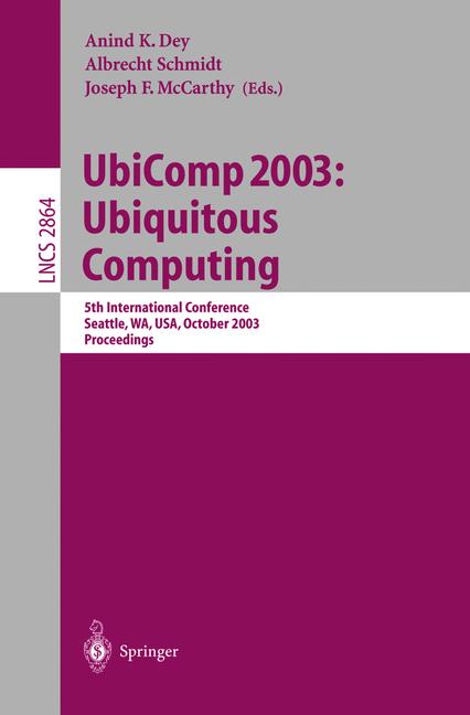 Weitere Ansicht: UbiComp 2003: Ubiquitous Computing