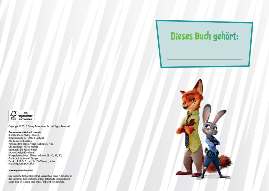 Weitere Ansicht: Disney Zoomania: Meine Freunde