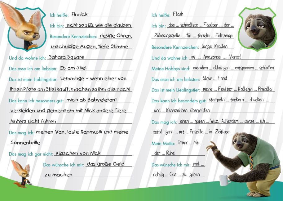 Weitere Ansicht: Disney Zoomania: Meine Freunde