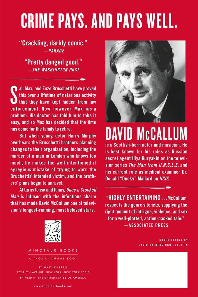 Weitere Ansicht: Once a Crooked Man | David McCallum