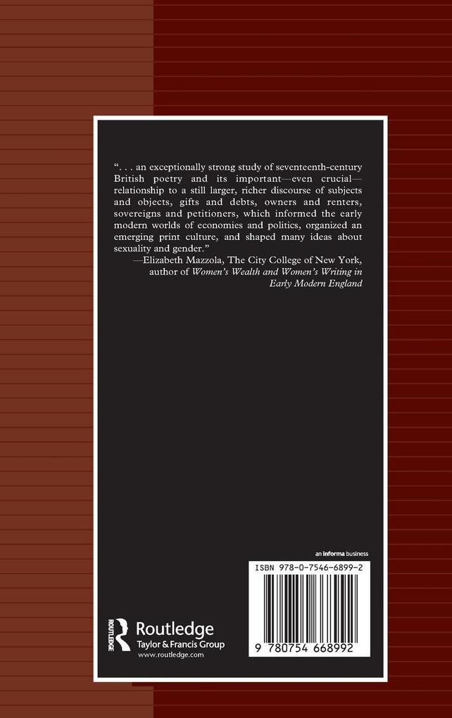 Weitere Ansicht: Gender, Sexuality, and Material Objects in English Renaissance Verse | Pamela S. Hammons