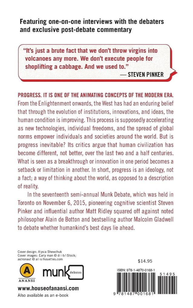 Weitere Ansicht: Do Humankind's Best Days Lie Ahead? | Steven Pinker, Matt Ridley, Alain de Botton, Malcolm Gladwell